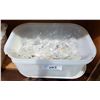 Image 1 : BIN OF GLASS CHANDELIER CRYSTALS