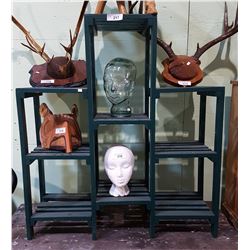 GREEN WOOD PLANT STAND - MOVIE PROP