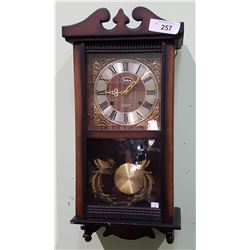 SABRE 31 DAY PENDULUM WALL CLOCK