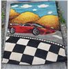 Image 1 : RACE CAR AREA RUG - MOVIE PROP
