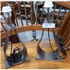 Image 1 : PAIR MODERN DÉCOR TABLE LAMPS