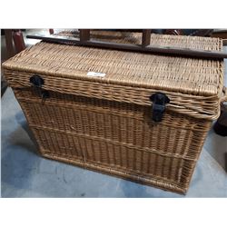 WICKER TRUNK W/CONTENTS - MOVIE PROP