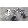 Image 2 : PAIR VINTAGE SILVER PLATE WALL SCONCE LAMPS