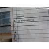 Image 2 : VINTAGE STYLE WOOD 10' LADDER - MOVIE PROP