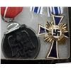 Image 2 : 2 WWII NAZI MEDALS - REPRODUCTION IN DISPLAY BOX