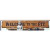 Image 1 : MOVIE PROP - WELCOM TO THE PIT BAR SIGN & 2 SHELVES
