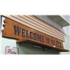 Image 2 : MOVIE PROP - WELCOM TO THE PIT BAR SIGN & 2 SHELVES