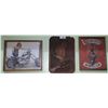Image 1 : TWO FRAMED PRINTS & WOOD WALL PLAQUE