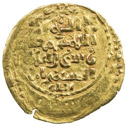 AMIR OF NISHAPUR: Toghanshah, 1172-1185 AH, AV dinar (2.33g), Nishapur, AH57(0?). VF