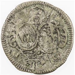 BAMBERG: Peter Philipp von Dernbach, 1672-1683, AR groschen (1.34g), 1683. F-VF