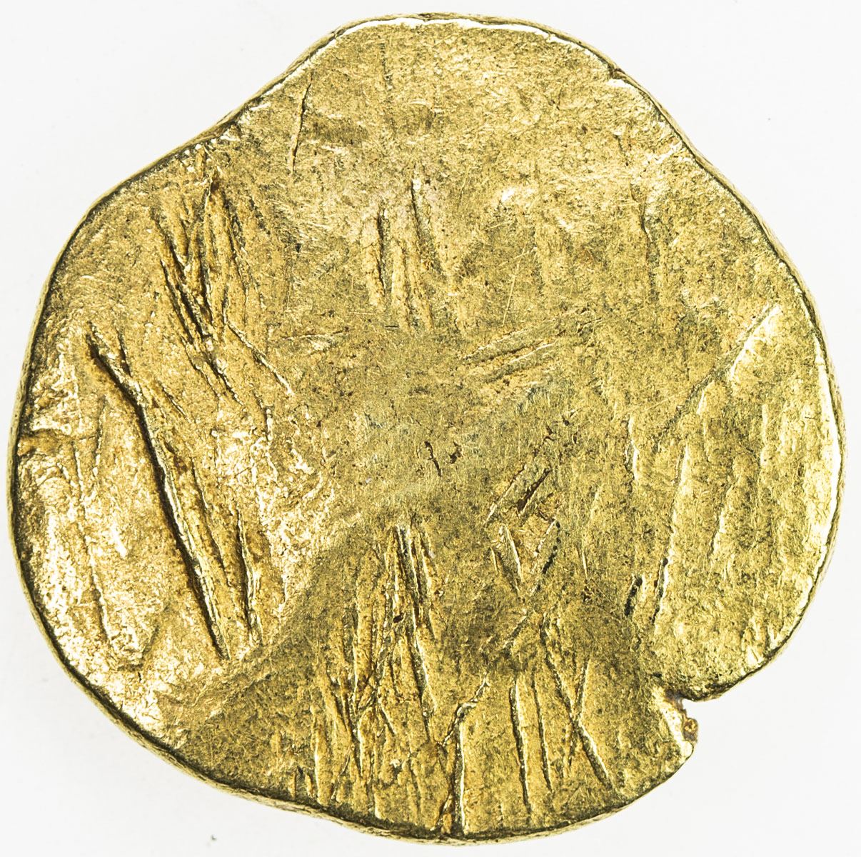 NELLORE Telugu Chodas, 13th century, AV pagoda (3.46g). EF Stephen