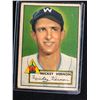 Image 1 : 1952 TOPPS NO 106 MICKEY VERNON