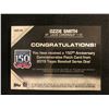 Image 2 : 2019 Topps 150th Anniversary Commemorative Patch Ozzie Smith