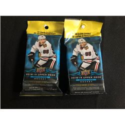 2018-19 UPPER DECK SERIES 2 HOCKEY CARD PACKS LOT