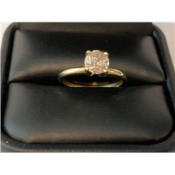 Ladies Engagement 1.04 carat Solitaire Diamond, 14KT gold Ring (19-UW8554). Appraisal Certificate $1