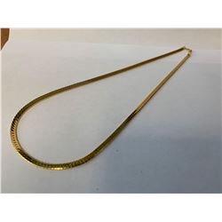 Ladies 14K G.P. 18" herring bone chain