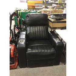 Black Leather Sofa Chair