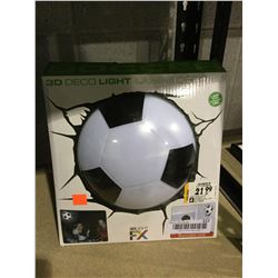 3D Soccer Ball Deco Light