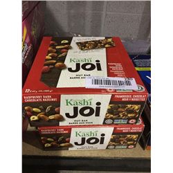 Kashi Joi Raspberry Dark Chocolate Hazelnut Bar (12 x 40g) Lot of 2