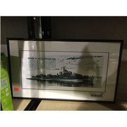 HMCS Algonquin Artwork