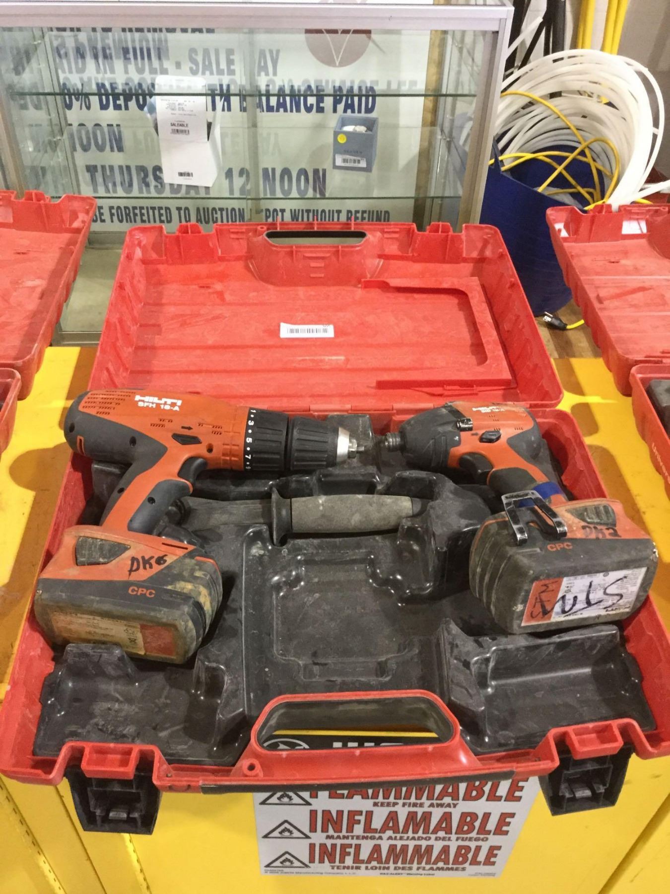 Hilti SFH 18A 18V Cordless Hammer Drill Driver and Hilti SID 18A 18
