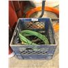 Image 1 : Crate with gas hose and assorted items