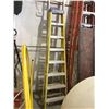 Image 1 : louisville 8 ft yellow fiberglass step ladder