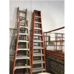 Orange Grade 1 12 foot step ladder