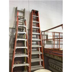Orange Grade 1 12 foot step ladder