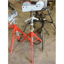 Rigid Roller Head pipe stand