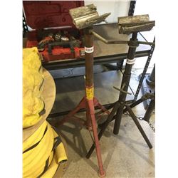 Metal Pipe Stand red