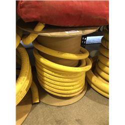 Partial Roll yellow 1 inch gas hose