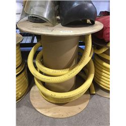 Partial Roll yellow 1.5 inch gas hose
