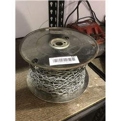 Roll of small gauge chain