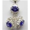 Image 1 : MATCHING STERLING EARRINGS AND NECKLACE