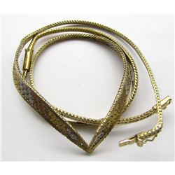 STUNNING GOLD FILLED STERLING NECKLACE