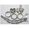 Image 1 : STERLING SILVER JEWELRY LOT: (3) RINGS
