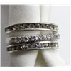 Image 2 : STERLING SILVER JEWELRY LOT: (3) RINGS
