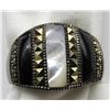 Image 2 : MATCHING STERLING RING AND BRACELET.