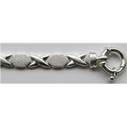 FLASHY STERLING SILVER BRACELET