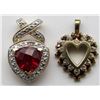 Image 3 : 5-FLASHY RINGS & (1) HEART PENDANT