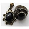 Image 2 : MATCHING STERLING RING AND PENDANT.