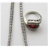 Image 2 : STERLING SILVER RING AND BRACELET