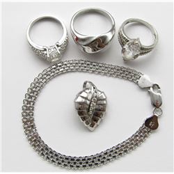 STERLING SILVER LOT: