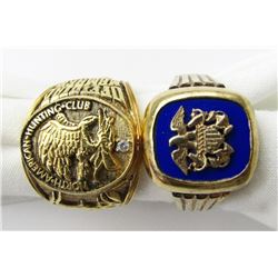 2-LARGE MENS RINGS