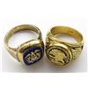 Image 2 : 2-LARGE MENS RINGS