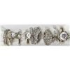 Image 1 : 9-STERLING SILVER RINGS W/ CZ
