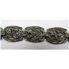 Image 1 : ANTIQUE STERLING SILVER PANEL BRACELET