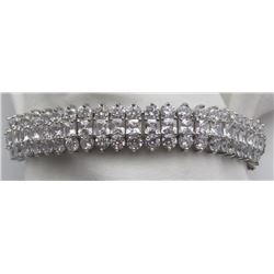 GORGEOUS STERLING BRACELET WITH YELLOW