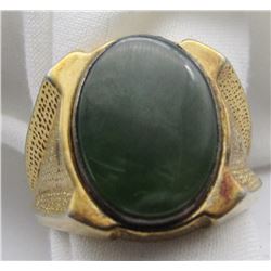 SIZE 10 GOLD FILLED MENS RING